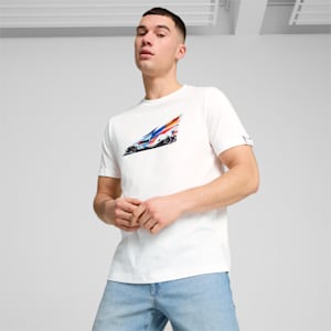 Camiseta estampada de automóvil de BMW M Motorsport para hombre, PUMA White, extralarge